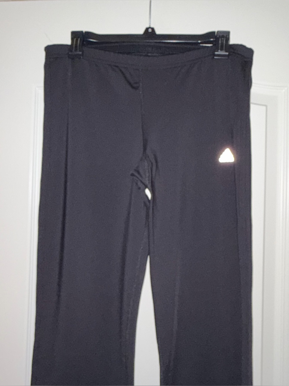 WOMENS ADIDAS CLASSIC 3 BLACK STRIPED DOWN SIDE TRACK PANTS
SIZE LARGE - Picture 6 of 7